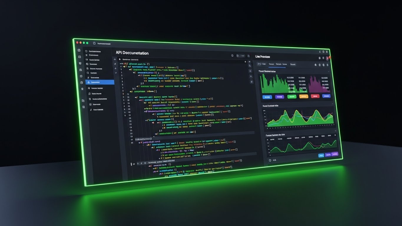 (Dark Mode UI): Syntax Highlighting + Developer-Centric Credibility