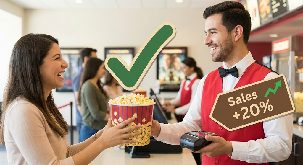 (Mixed Media): Augmented Reality + Real-World Upsell Impact