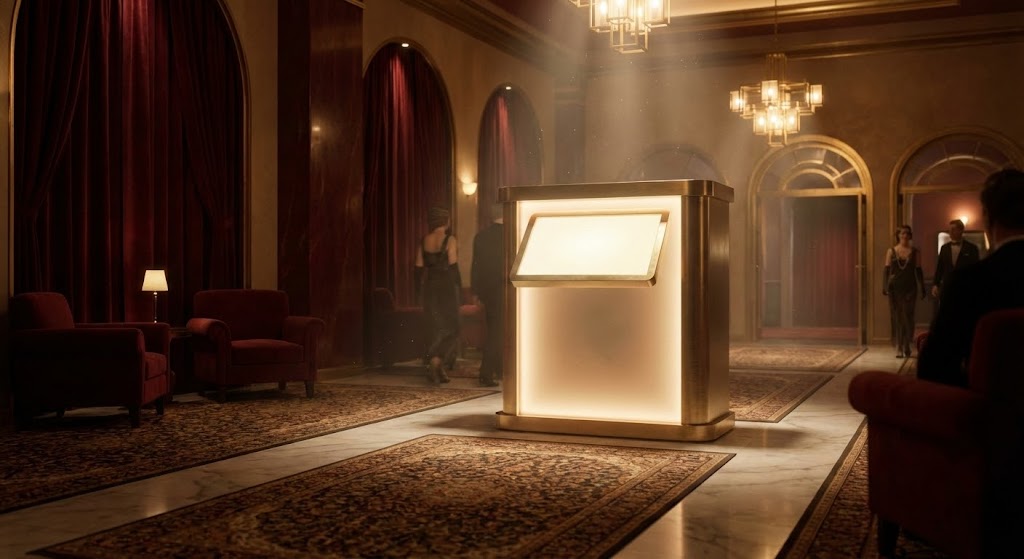 (Cinematic Video): Luxurious Lobby + Premium Brand Ambience