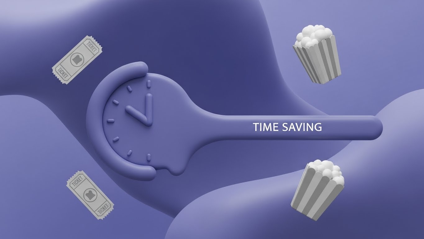 (Abstract Vector): Melting Clock + Visualizing Time Savings