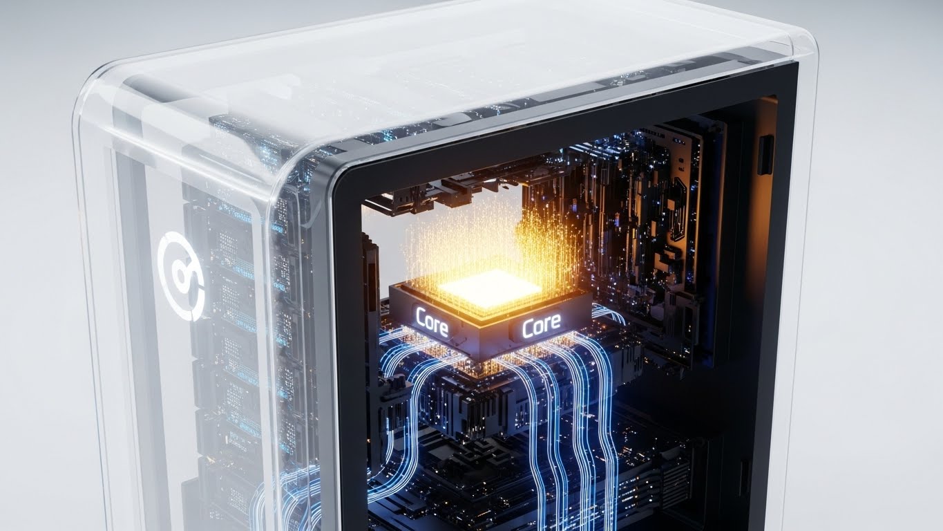 (3D X-Ray): The Glowing Core revealing Premium Power