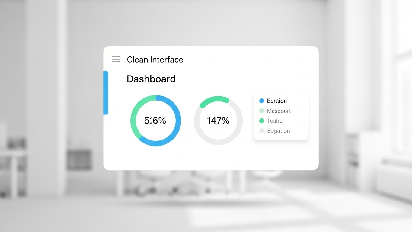 (Clean UI Workflow): Pristine Dashboard simplifying Agent Focus