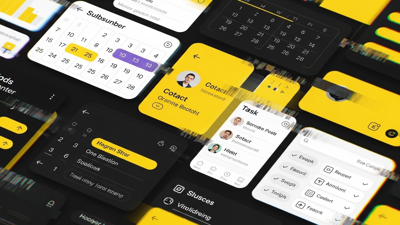 (Rapid UI Montage): Fragmented Slices for maximum feature density