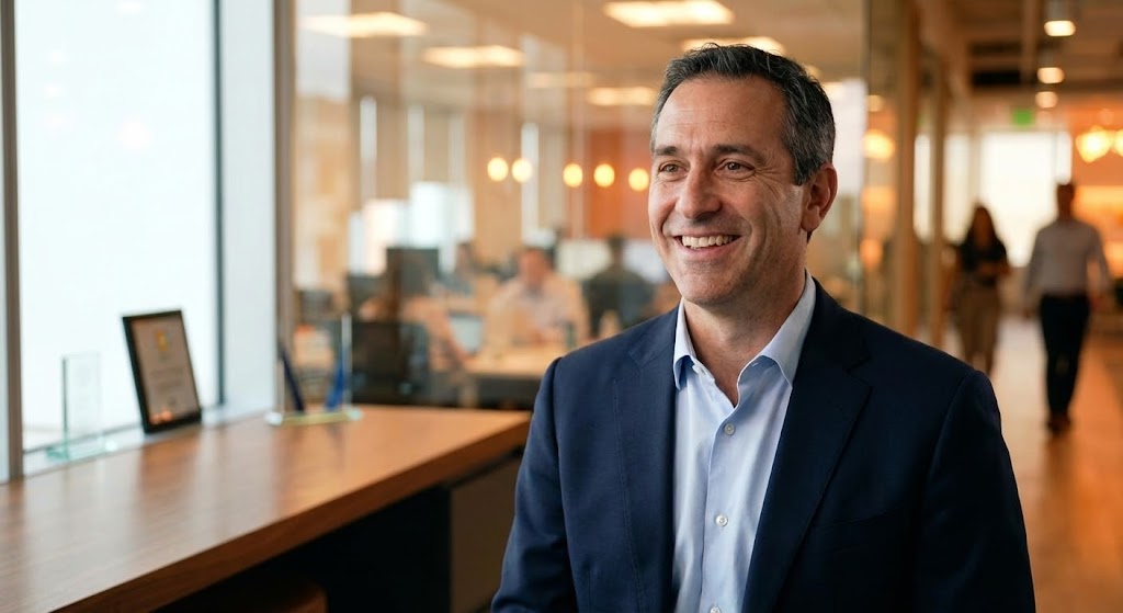 (Realistic Testimonial): Authority figure for peer-to-peer trust