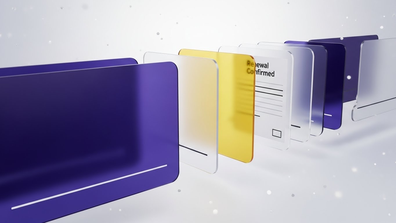 (3D Parallax UI Presentation): Visual Depth + Reducing Customer Churn