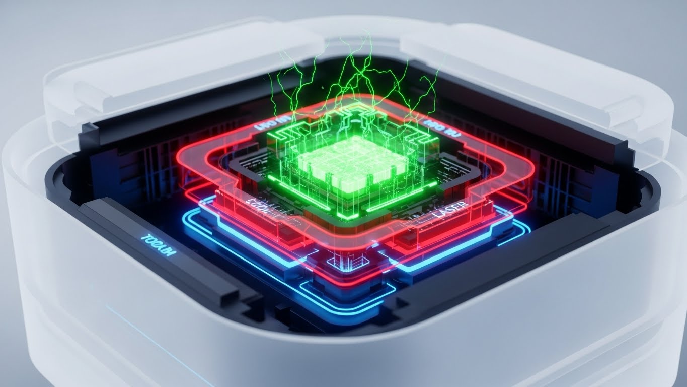 (3D X-Ray Visualization): The Core - Internal Architecture