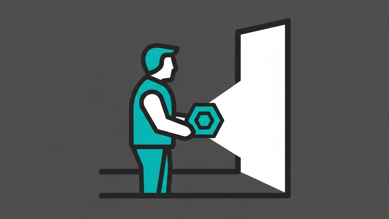 (Minimalist Flat 2D): Geometric Access Token Simplified User Entry