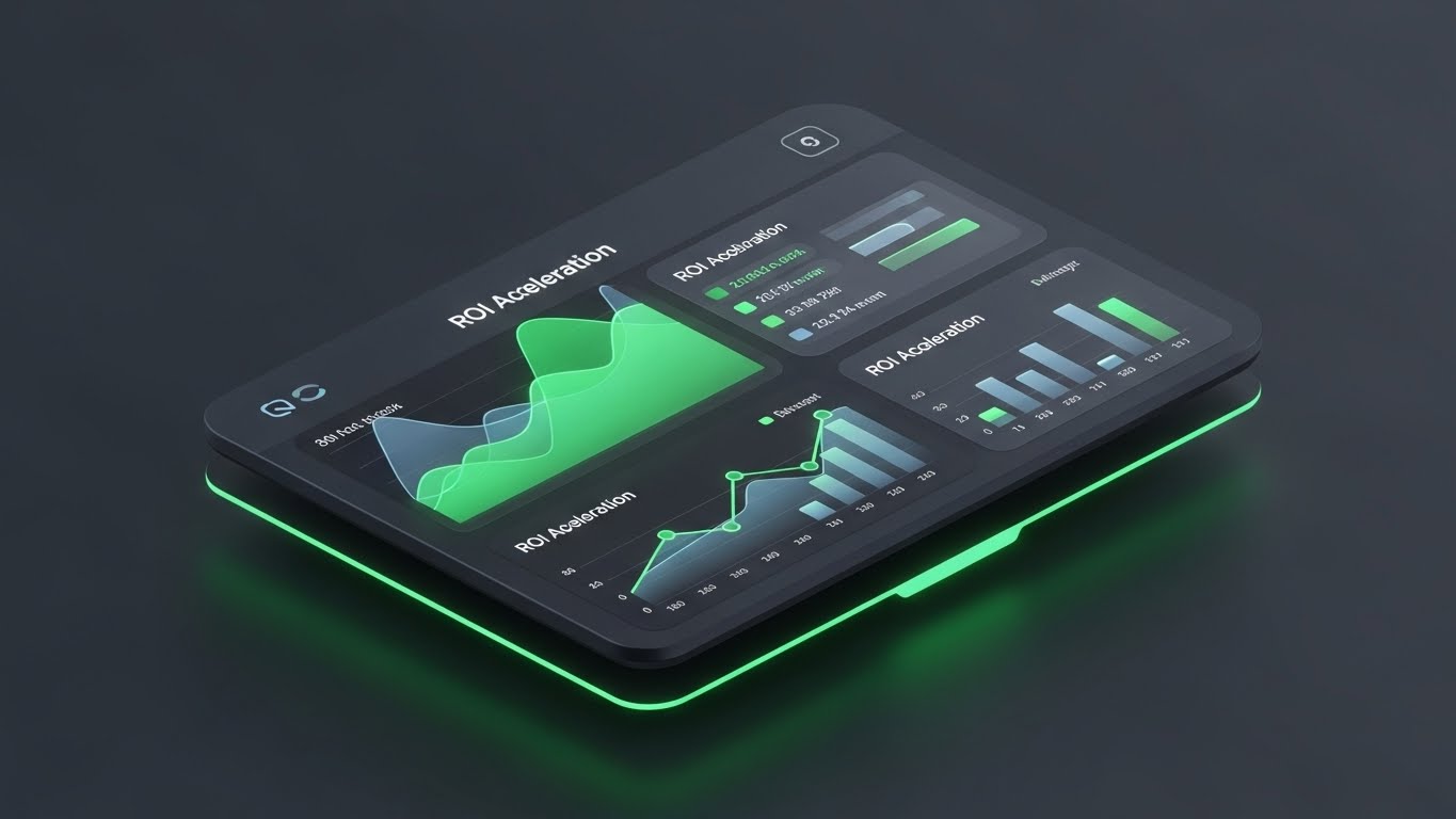 (Dark Mode UI): Analytics Dashboard + ROI Acceleration
