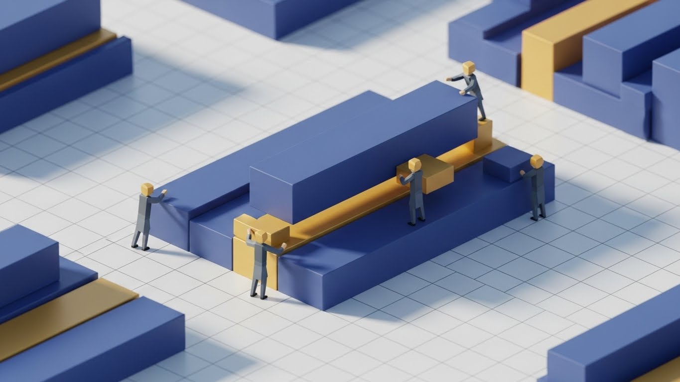 (Isometric 3D Workflow): Collaborative Construction + Team Alignment