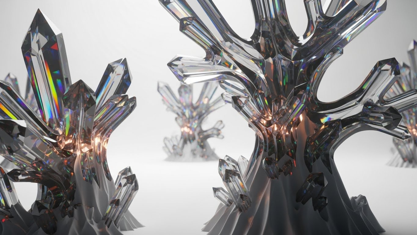 (Futuristic Neon/Dark Mode - Bright Variant): Organic Expansion + Ecosystem Growth