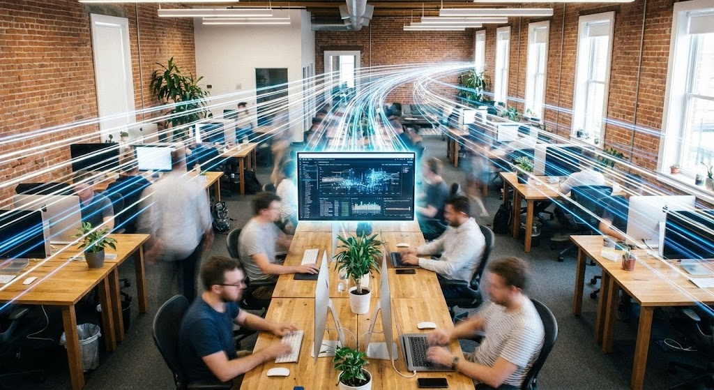 (Hyper-lapse Stock Footage): Accelerated Workflows + Time-to-Value