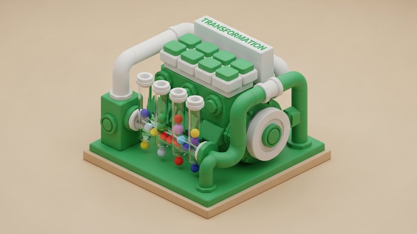 (Isometric 3D Workflow): Tactile Machine + Humanizing Automated Orchestration