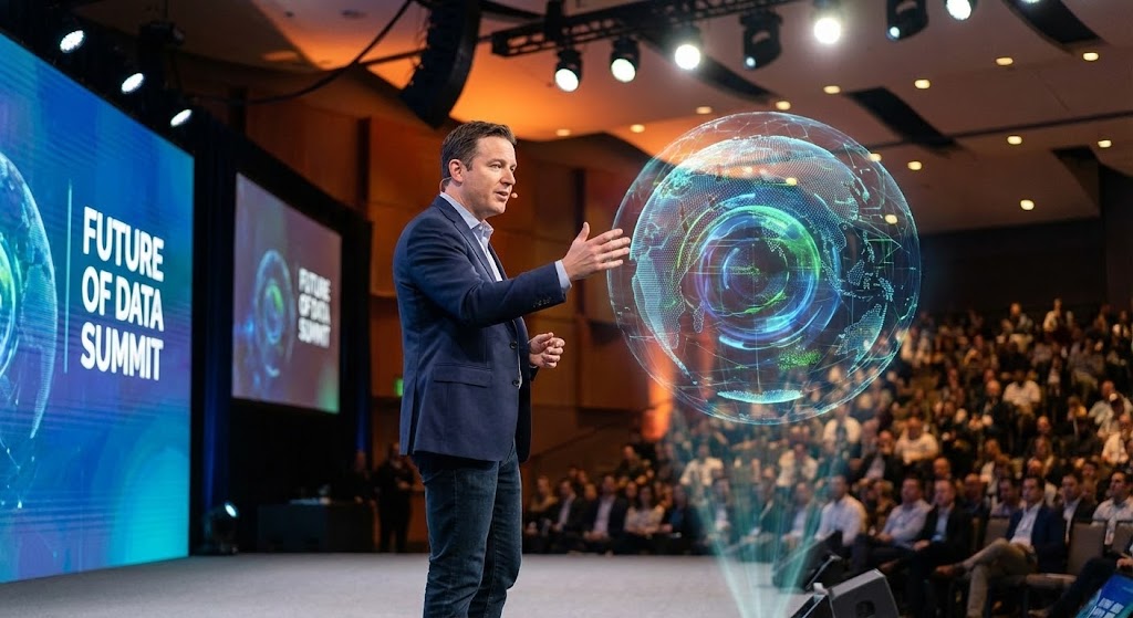 (Generative AI Realistic Character): Visionary Stance + Establishing Market Authority