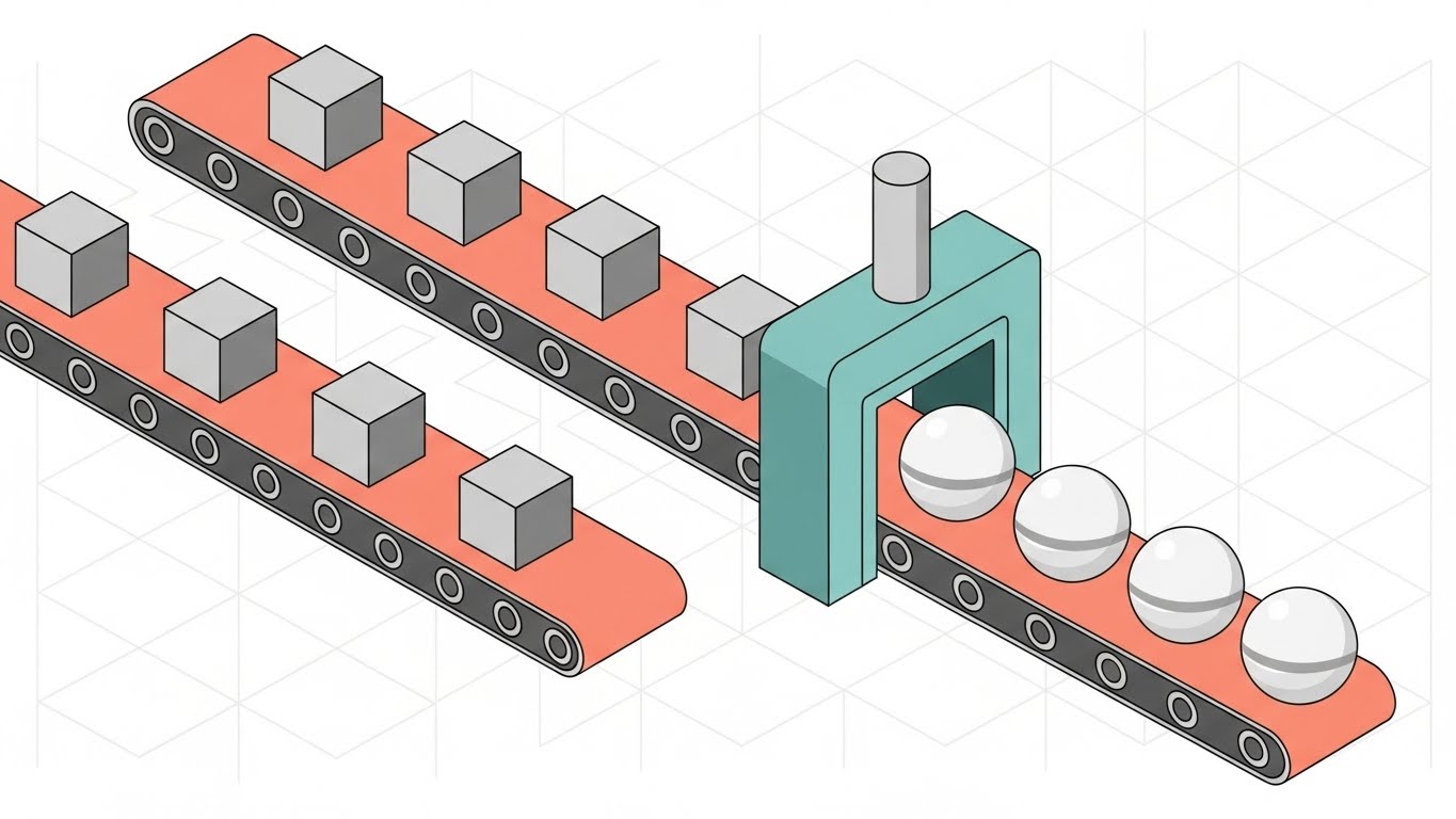 (Isometric 2D Motion Design): Factory Process + Demystifying ETL Workflows