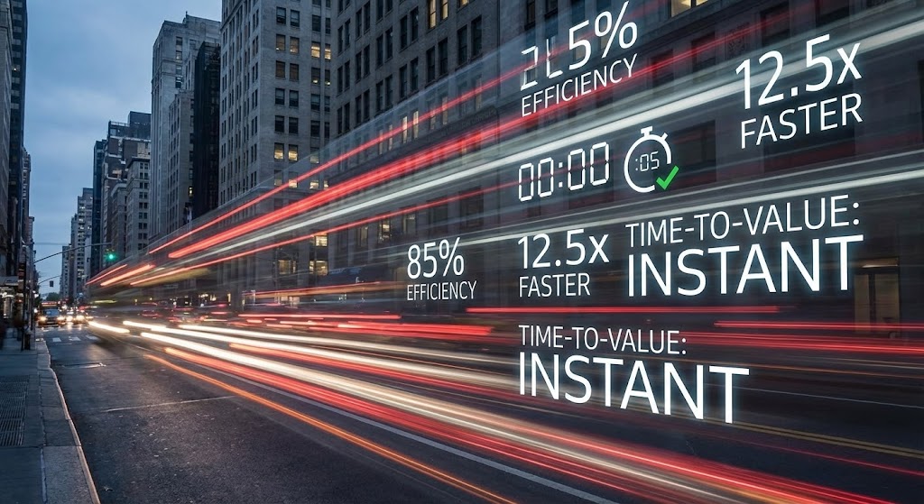 Hyper-lapse Stock with Data: Urban Velocity + Visualizing Instant Impact