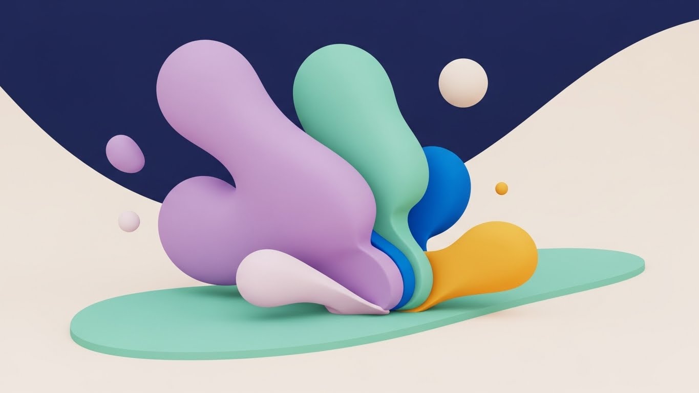 Abstract 2D Motion Graphics: Fluid Harmonization + Smoothing Cash Flow Volatility