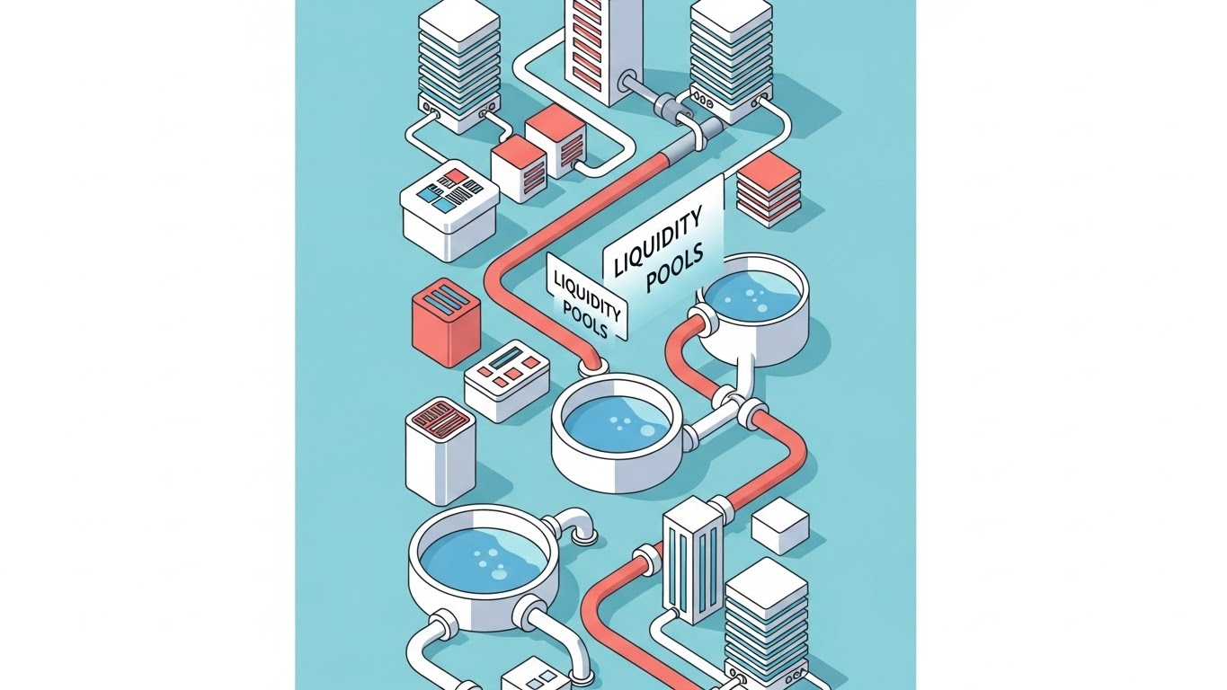 (Isometric 2D): Liquidity Pool Infrastructure