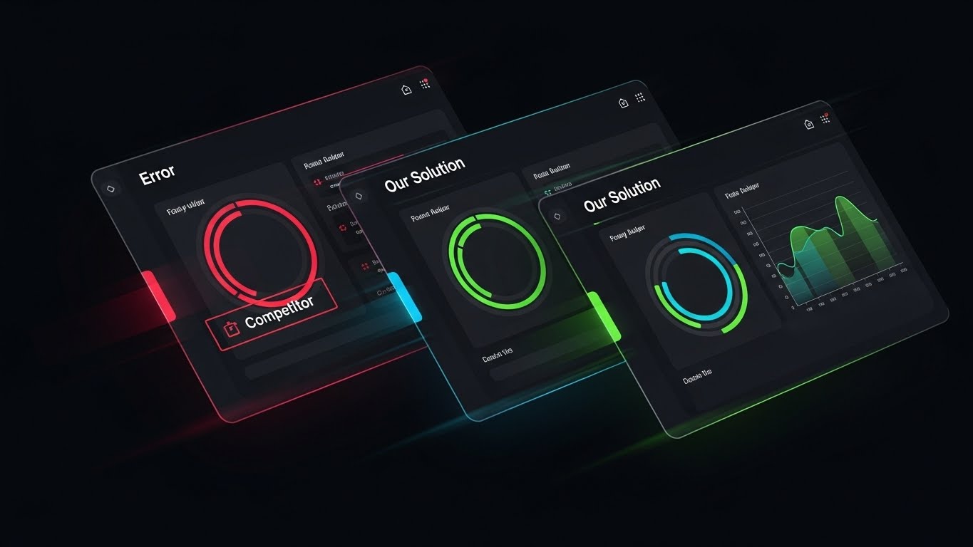 (Rapid UI Feature Montage): Competitive Contrast + Visualizing the Upgrade