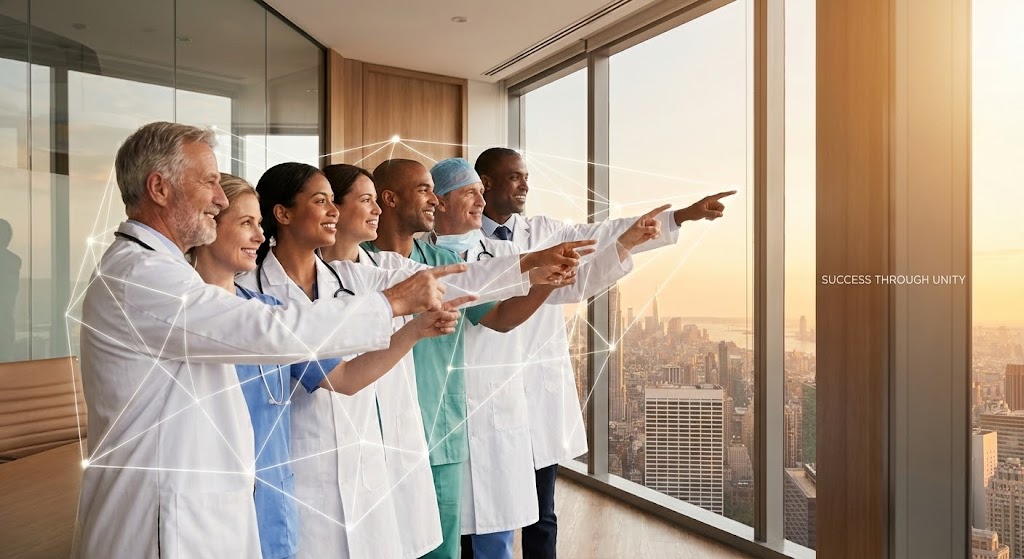 (Aspirational Stock Montage): Unified Vision + Strengthening Retention