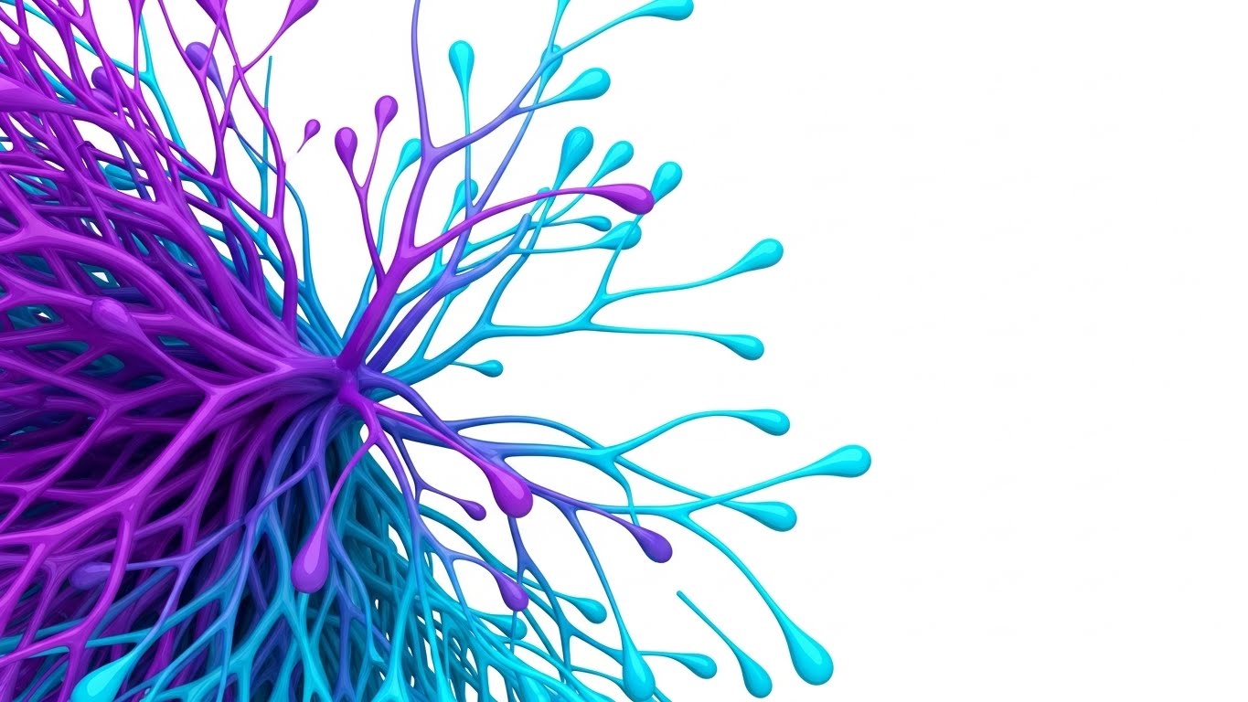 (Abstract 2D flat vector organic): Ecosystem Growth + Visualizing Upsell