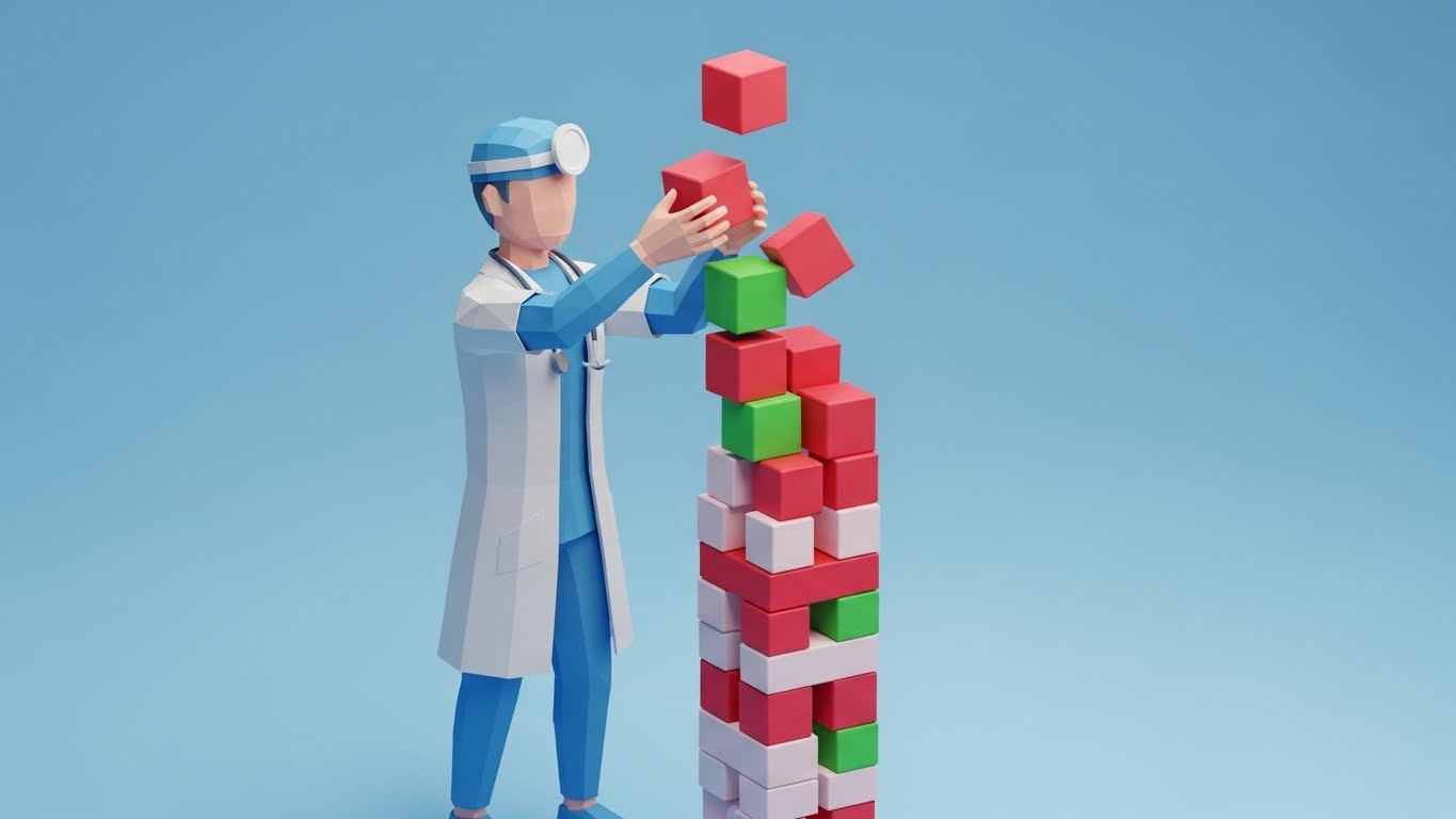 (Low-Poly 3D): Geometric Stabilization + Correcting Coding Errors