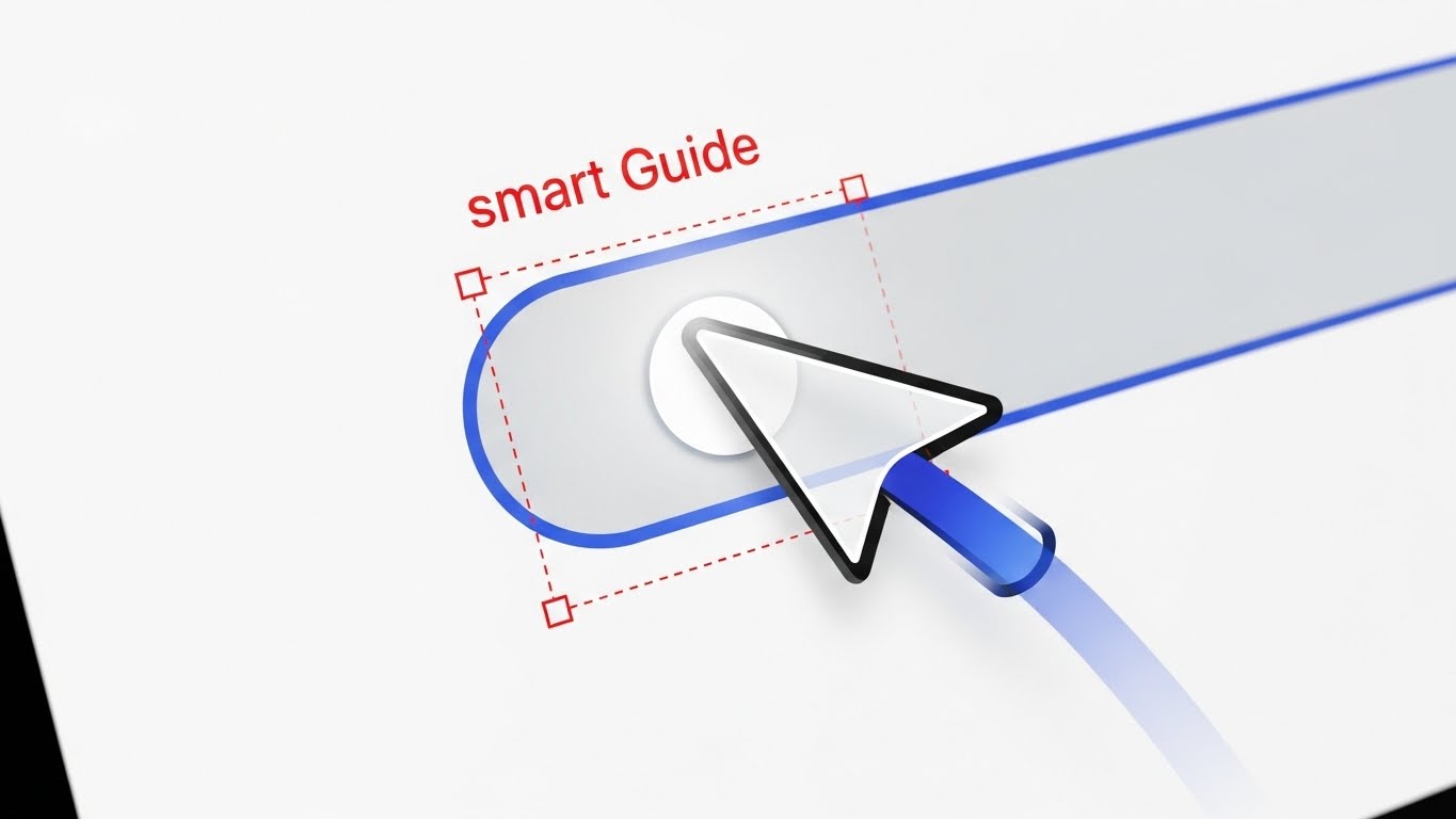 (Clean UI): Smart Guides + Precision User Experience
