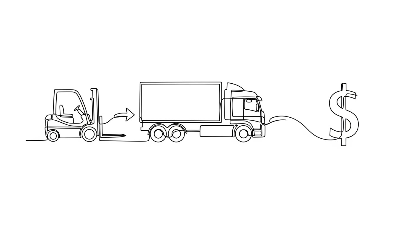 (2D Line Art): The Red Shortcut + Value Stream Clarity