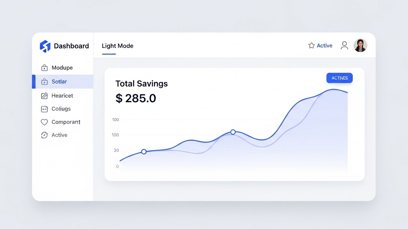(Clean UI): Pristine Dashboard + Clarity of Value