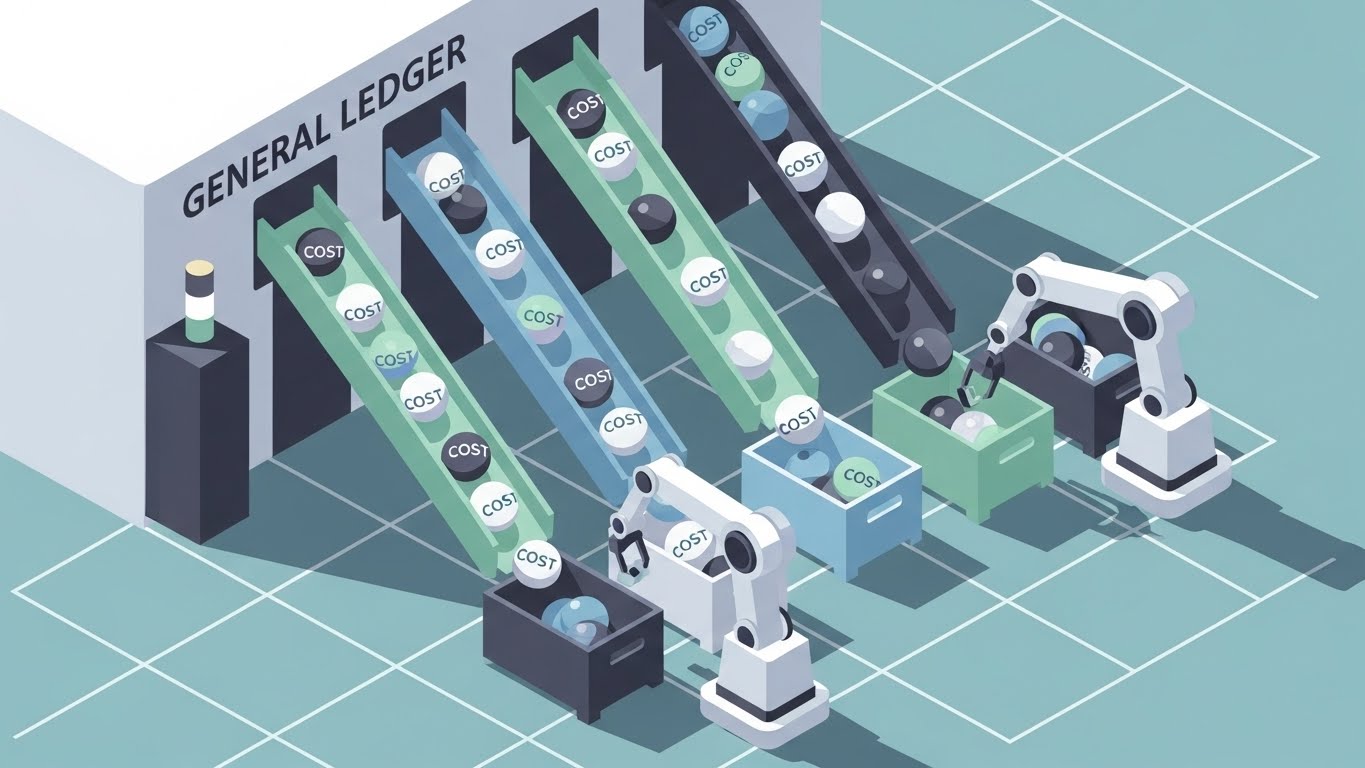 (Isometric Factory): GL Sorting + Automated Accounting Flow