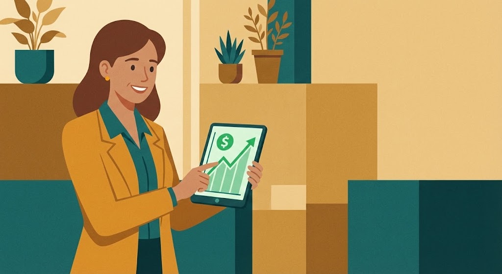 (2D Character): Relieved Persona + Effortless User Adoption