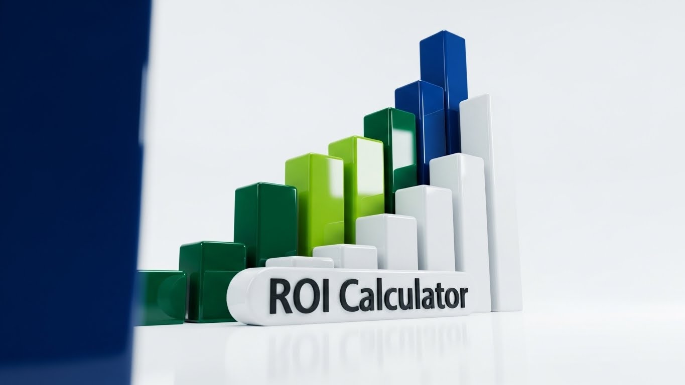 (Dynamic Data Visualization): Growth Pillars + Tangible ROI Calculation