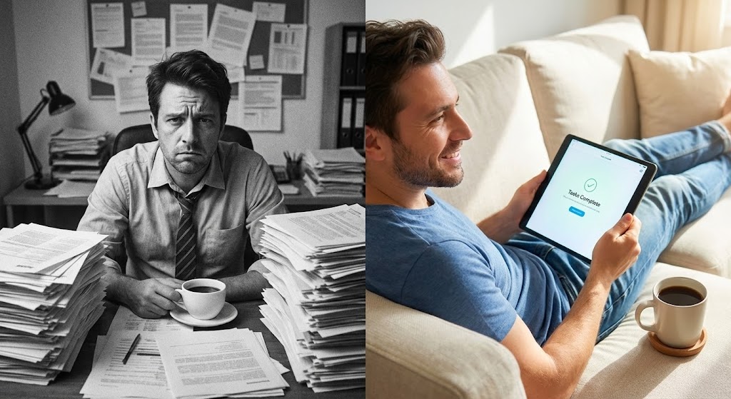 (Split Screen: Optimized Reality): Operational Contrast + Validating Economic Value