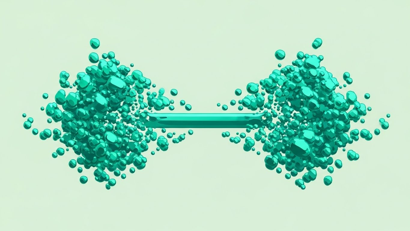 (Abstract 2D Organic): Fluid Merge + Unifying Fragmented Data