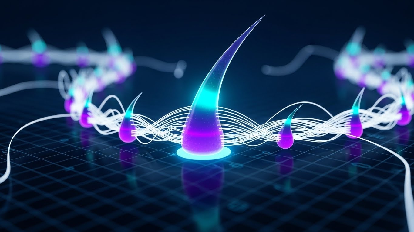 (3D AI Viz): Neural connections + Intelligent matching