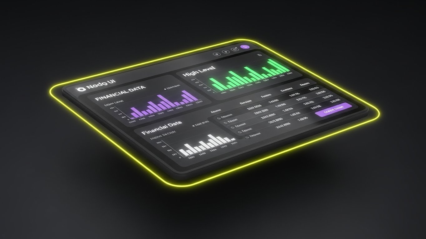 (Dark Mode UI): Financial precision + Executive clarity