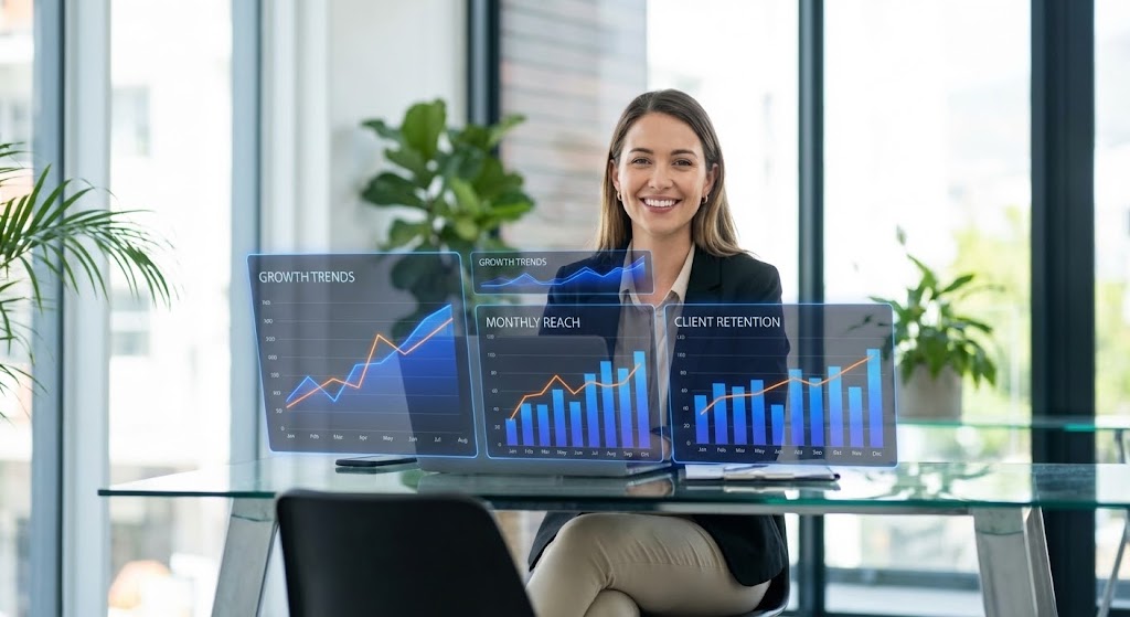 (Lifestyle Overlay): Executive confidence + Data-driven growth