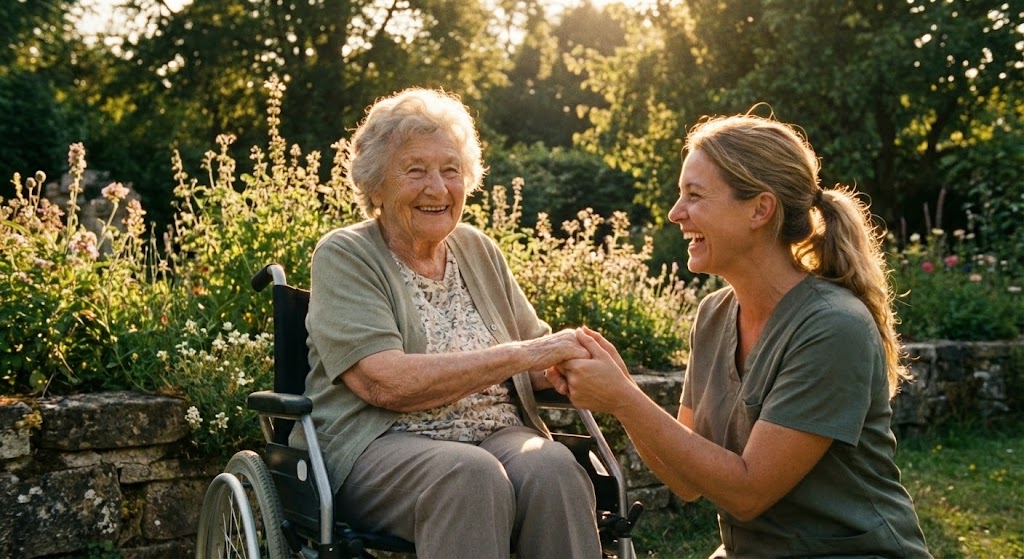 (Cinematic Emotion): Human connection + The ultimate care goal