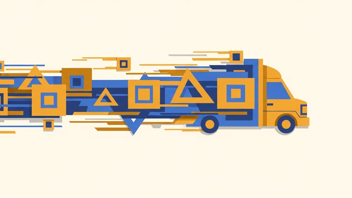 (Abstract Motion): Data transport + Logistics velocity