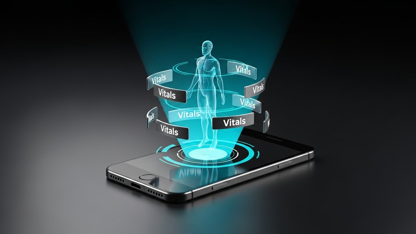 (Holographic Tech): Projected Data Visualizing Next-Gen Monitoring