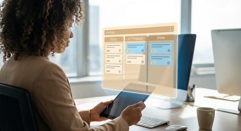 AR Overlay: Contextual Intelligence + Bridging physical and digital work