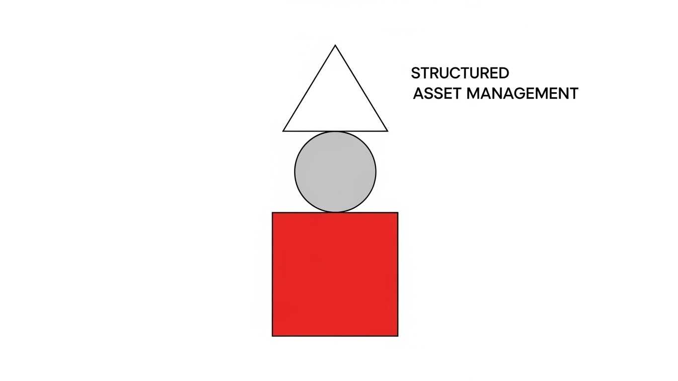(Minimalist Vector): Bauhaus Stack + Structured Management