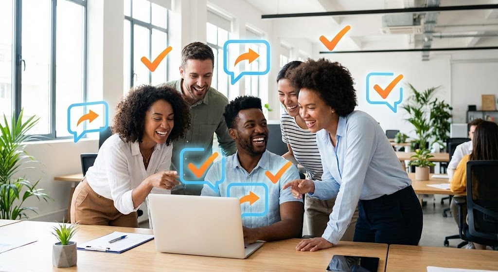 (Live Action Overlay): Human Collaboration + Digital Enhancement