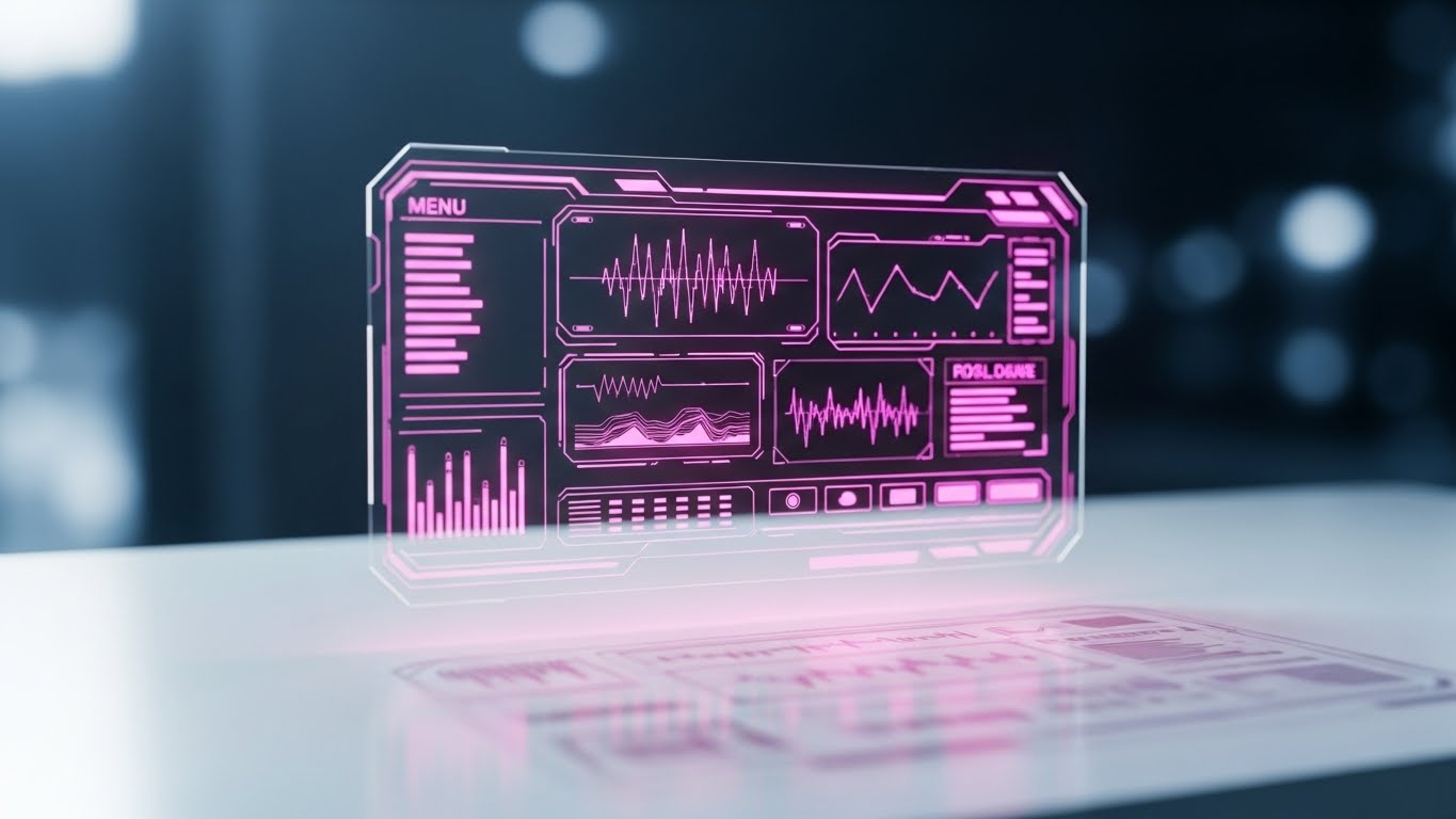 (Holographic UI): Floating Interface + Future-Proof Technology