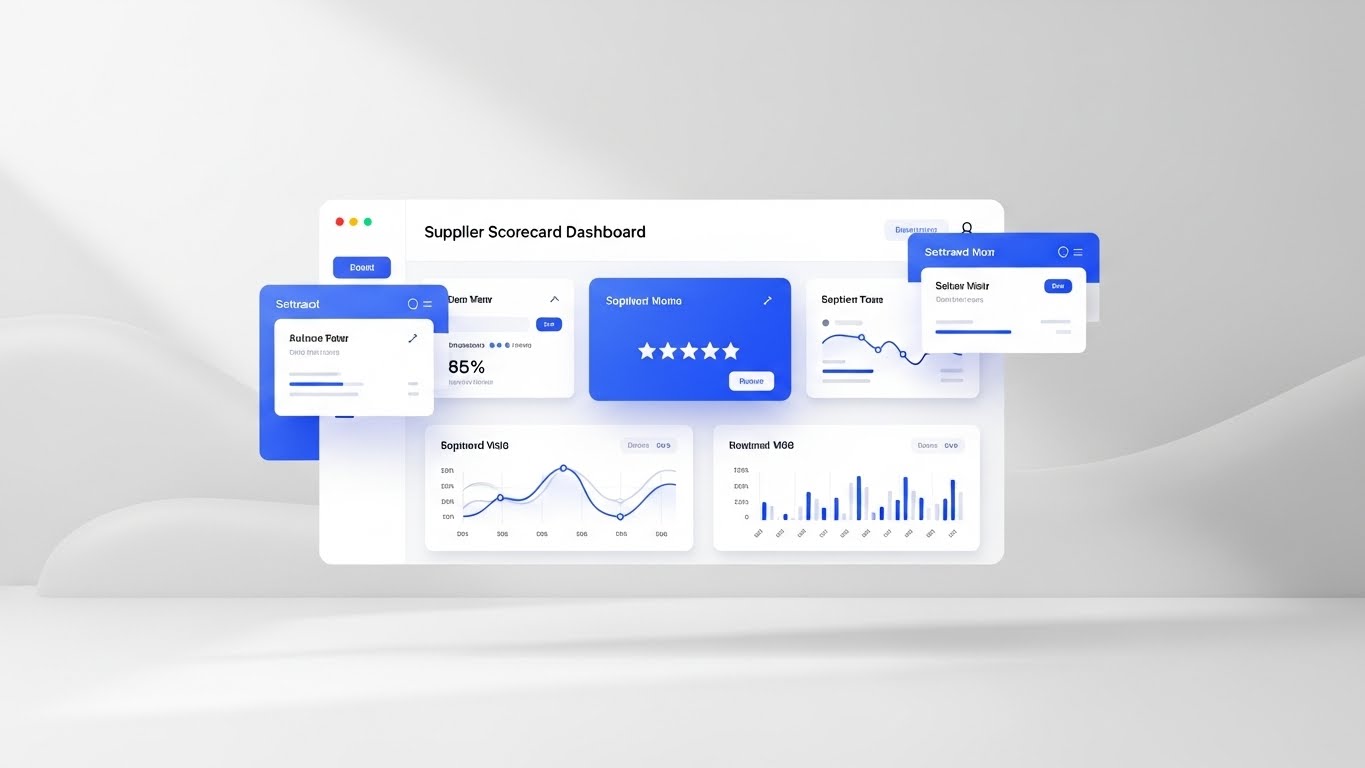 (Clean UI Workflow): Pristine Scorecard Visibility – Simplifying complex vendor evaluations.