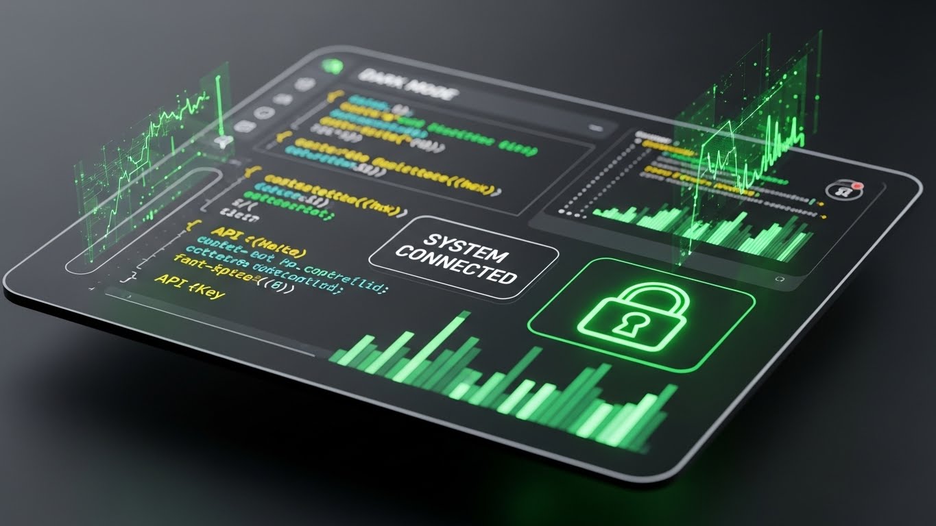 (Dark Mode UI Showcase): Developer Infrastructure Showcase – Validating robust technical integrity.