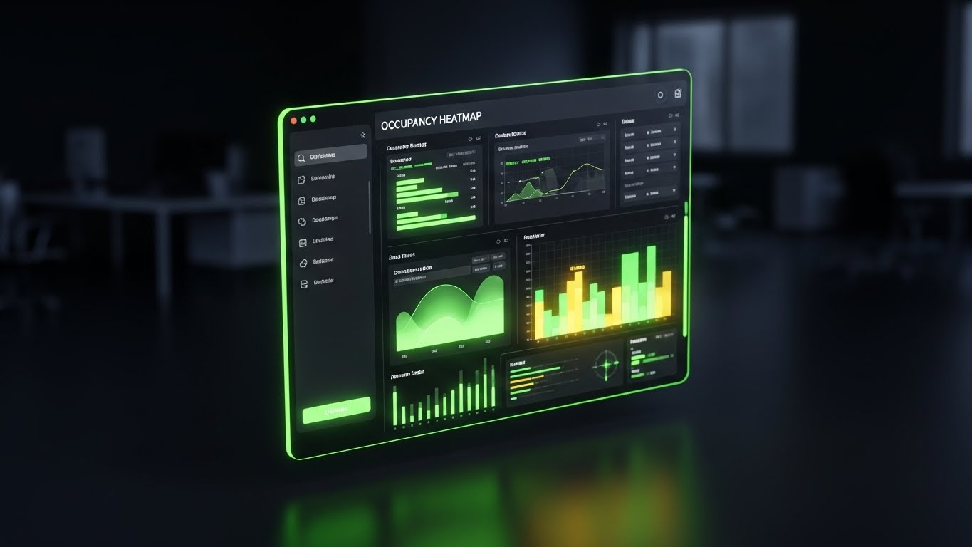 (Dark Mode UI Showcase): Glowing Heatmap - Late-Night Efficiency