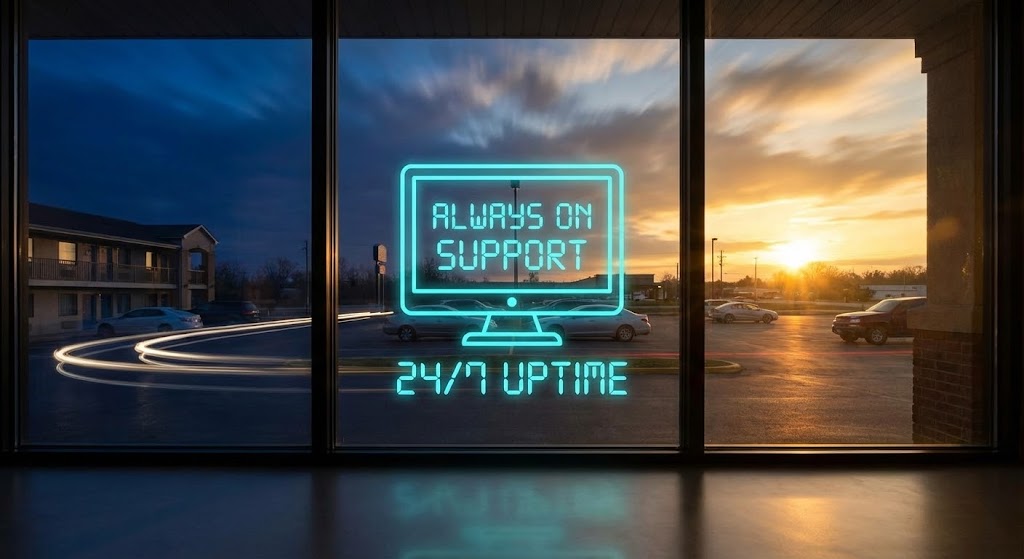 (Hyper-lapse Stock with Data): Sunrise Overlay - 24/7 Reliability