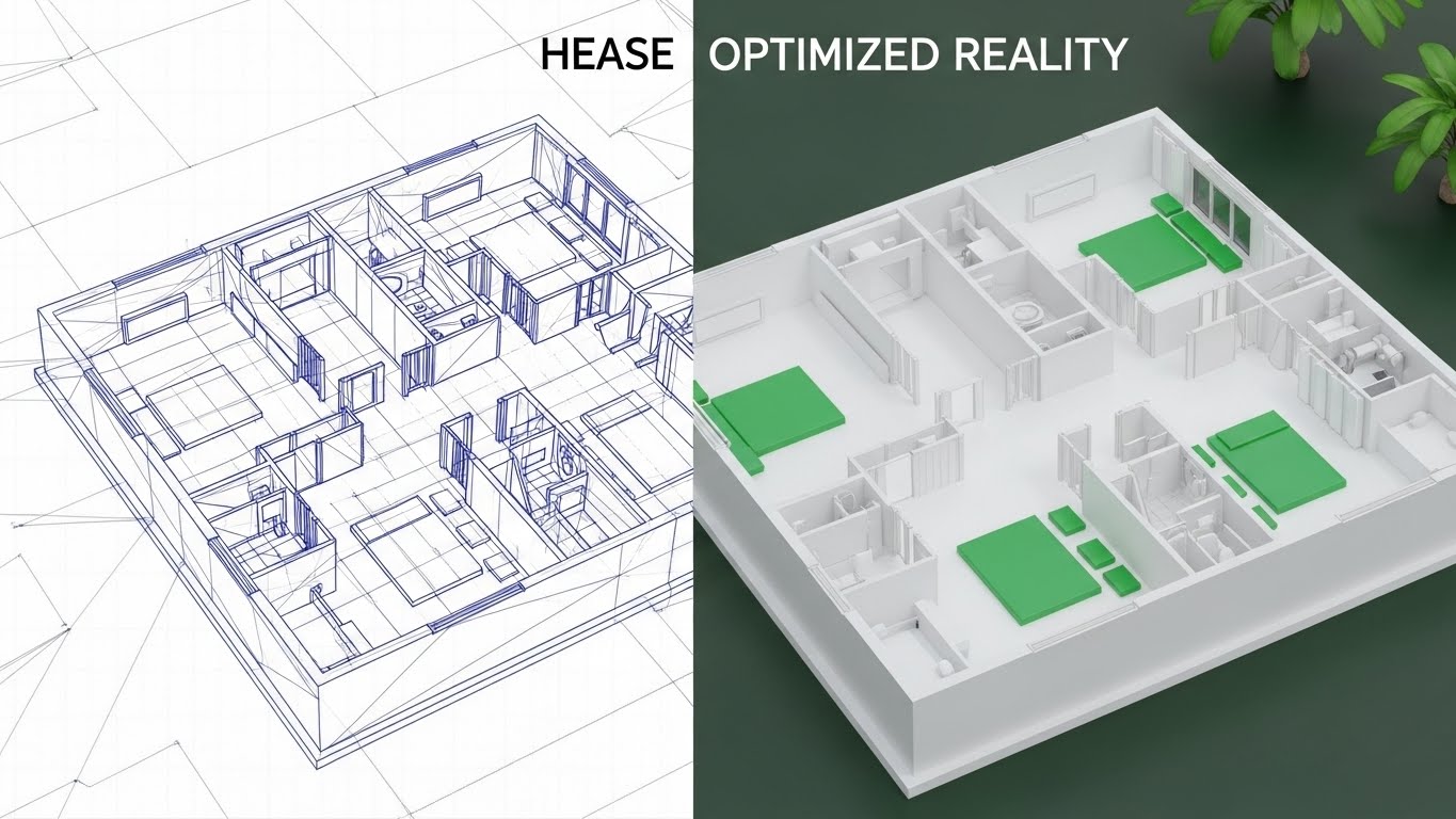 (Wireframe to Reality): Split Screen - ROI Visualization