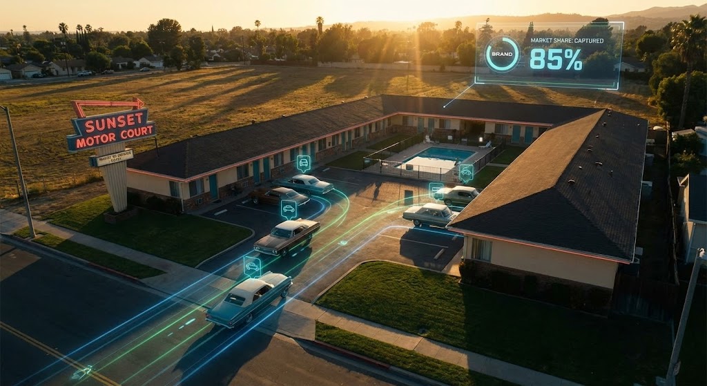 (Generative AI Cinematic Video): Market Share Drone - Competitive Superiority