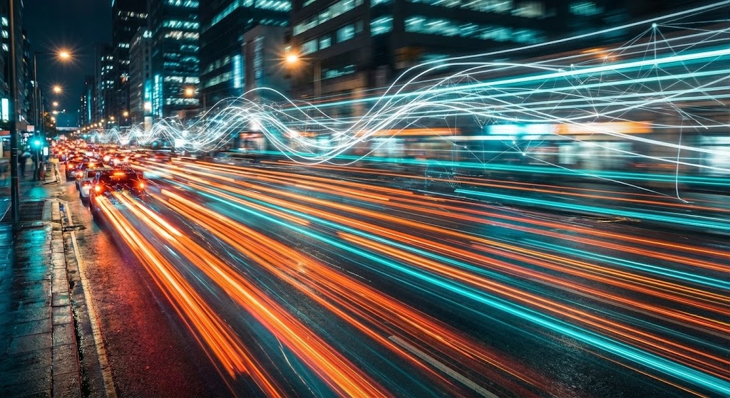 (Hyper-lapse + Data): Visualizing Information Flow